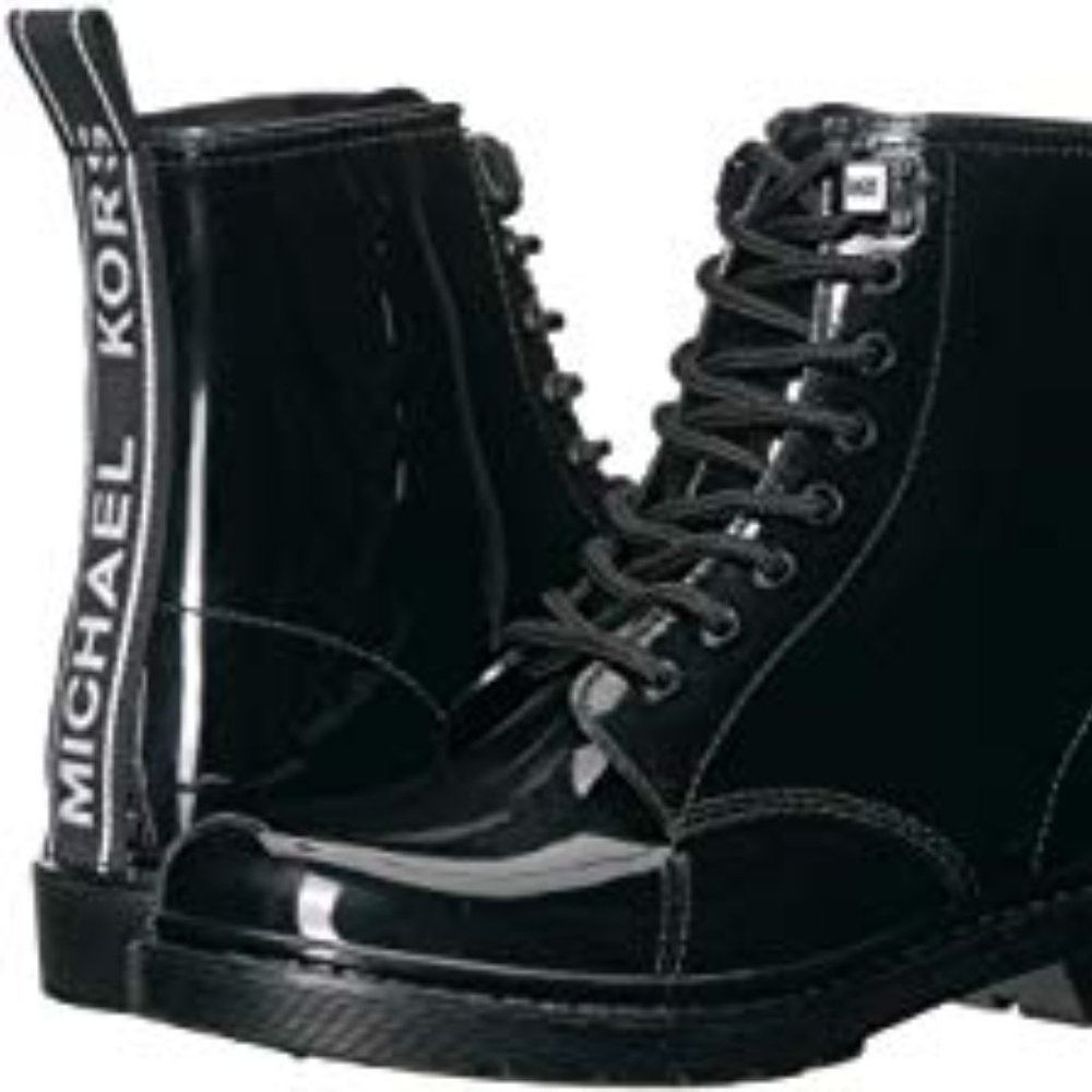 Michael Kors Lace Up Tavie Rain Boot  (Women)